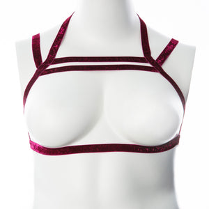 Gender Fluid Sugar Coated Harness - Large/xxlarge  - Raspberry