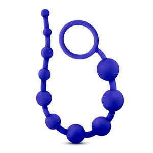 Luxe Silicone 10 Beads - Indigo