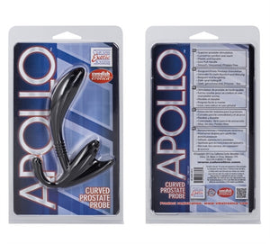 Apollo Curved Prostate Probe - Black/Blue