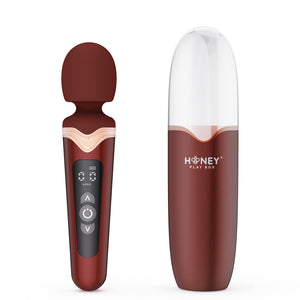 Stormi - Powerful Wand Massager - Red Wine