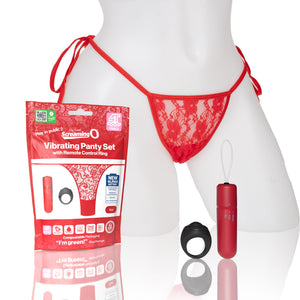 Screaming O 4t - Vibrating Set With Remote  Control Ring - Red