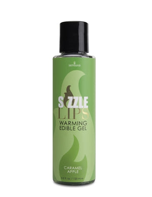 Sizzle Lips Warming Edible Gel - Caramel Apple - 4.2 Oz.