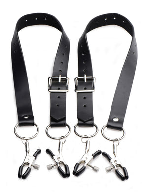 Spread Labia Spreader Straps With Clamps