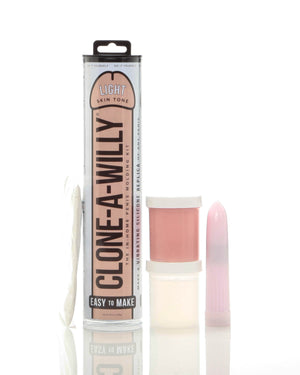 Clone-a-Willy Kit - Dark Skin Tone/Hot Pink/Light Skin Tone/Neon Pink