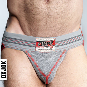 Champ Vintage Sweatshirt Jockstrap Gray Heather - Sm/Med/Lg/XL