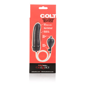 Colt Hefty Probe Inflatable Butt Plug - Black