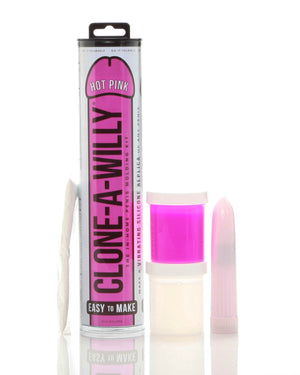 Clone-a-Willy Kit - Dark Skin Tone/Hot Pink/Light Skin Tone/Neon Pink