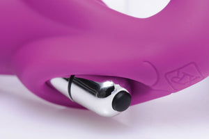 Evoke Vibrating Strapless Silicone Strap-on Dildo