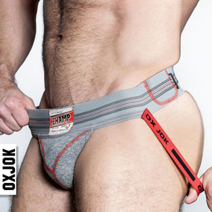 Champ Vintage Sweatshirt Jockstrap Gray Heather - Sm/Med/Lg/XL