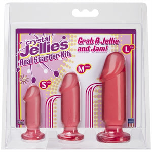 Crystal Jellies Anal Starter Kit - Pink/Purple