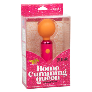 Naughty Bits Home Cumming Queen Vibrating Wand -  Orange/pink