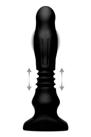 Silicone Swelling & Thrusting Plug With Remote Control