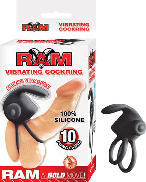 Ram Vibrating Cockring - Black