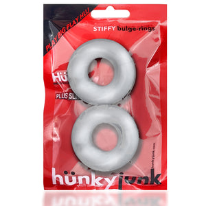 Stiffy 2-Pack Bulge-Rings - Clear Ice