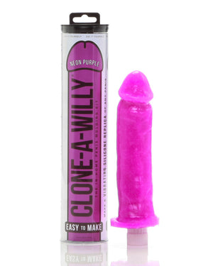 Clone-a-Willy Kit - Dark Skin Tone/Hot Pink/Light Skin Tone/Neon Pink