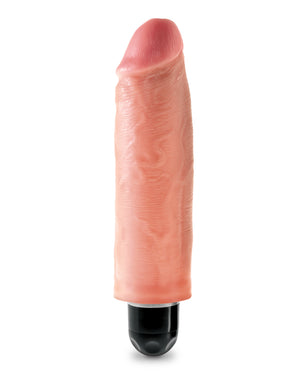 King Cock 6 Inch Vibrating Stiffy - Light