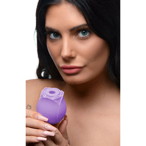 Bloomgasm Wild Rose 10x Suction Clit Stimulator -  Purple