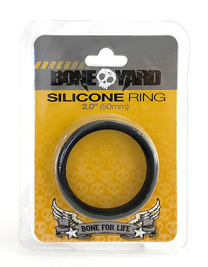 Boneyard Silicone Ring 50mm - Black