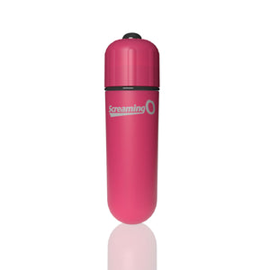 Screaming O 4t - Bullet - Super Powered One Touch  Vibrating Bullet - Strawberry