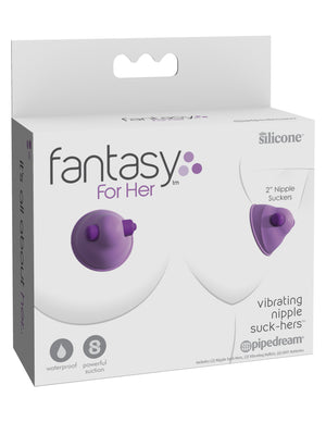 Fantasy for Her Vibrating Nipple Suck-Hers 2 Inch Suck-Hers 2 Inch