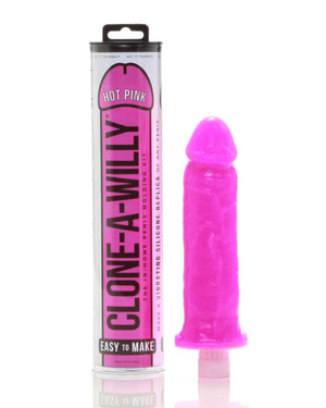 Clone-a-Willy Kit - Dark Skin Tone/Hot Pink/Light Skin Tone/Neon Pink