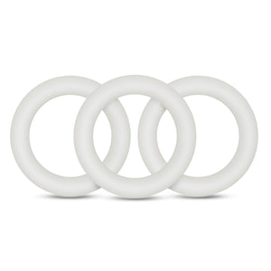 Performance - Vs2 Pure Premium Silicone Cockrings - Small - White