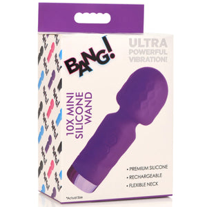 10x Mini Silicone Wand -  Black/Blue/Purple/Pink