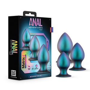 Anal Adventures Matrix - Metaverse Plug Kit - Dark Millenia