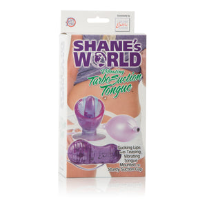 Shane's World Vibrating Turbo Suction Tongue -  Purple