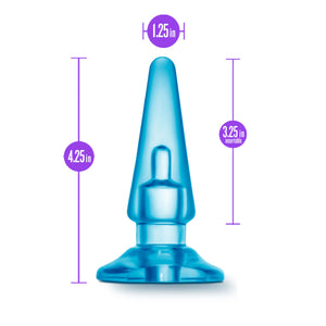 B Yours - Basic Anal Plug - Blue/Pink