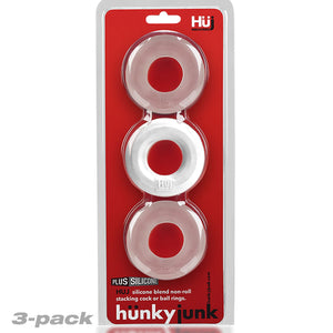 Huj3 C-Ring 3-Pack - White / Clear Ice