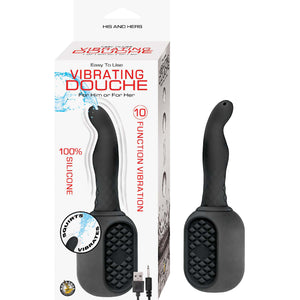 Vibrating Douche - Black