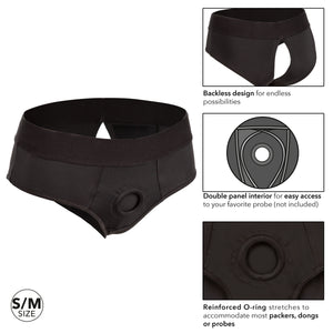 Boundless Backless Brief - S/M L/XL - Black