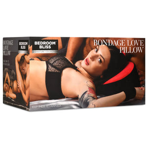 Bondage Love Pillow - Black-n-red