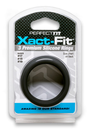 Xact- Fit 3 Premium Silicone Rings - #17, #18, #19