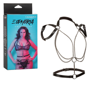 Euphoria Collection Multi Chain Halter - Black