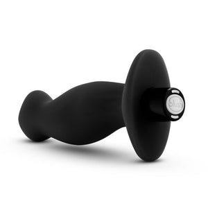 Anal Adventures- Platinum- Silicone Vibrating Prostate Massager 02-Black