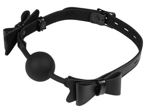 Bow Tie Ball Gag - Black