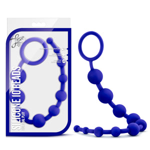 Luxe Silicone 10 Beads - Indigo