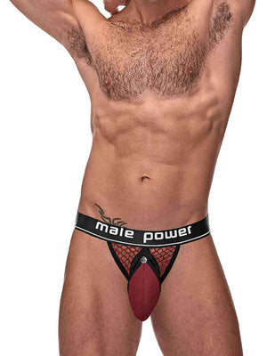 Cock Pit Net Cock Ring Jock - S/ M - Black