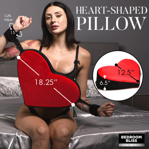 Bondage Love Pillow - Black-n-red