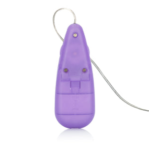 Silicone Slims Vibrating Nubby Bullet - Purple