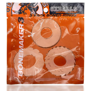 Bonemaker 3-Pack Boner Rings - Black