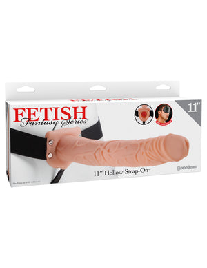 Fetish Fantasy Series 11 Inch Hollow Strap-on - Flesh