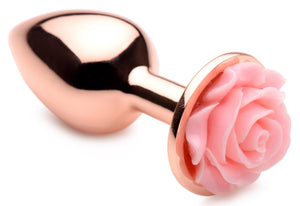 Pink Rose Gold Anal Plug - Small