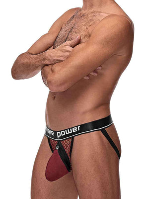 Cock Pit Net Cock Ring Jock - S/ M - Black