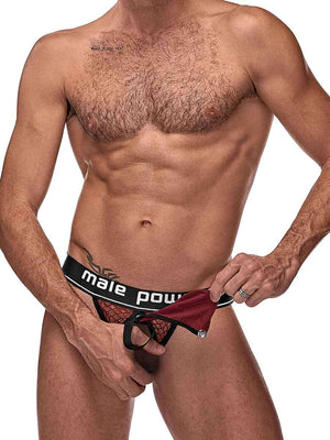 Cock Pit Net Cock Ring Jock - S/ M - Black