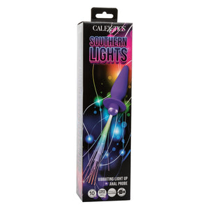 Southern Lights - Vibrating Light Up Anal Probe -  Purple