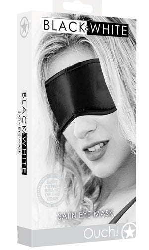 Satin Eye Mask - Black