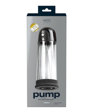 Pump Rechargeable Vacuum Penis - Just Black